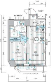 メインステージ入谷Ⅲの間取り