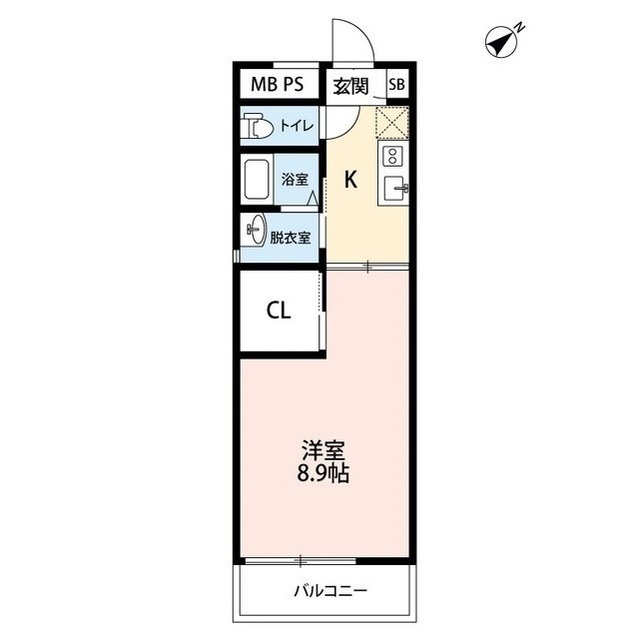 アンプルール　フェール　ミエの間取り