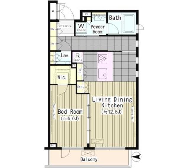 ラグゼガーデン松原の間取り