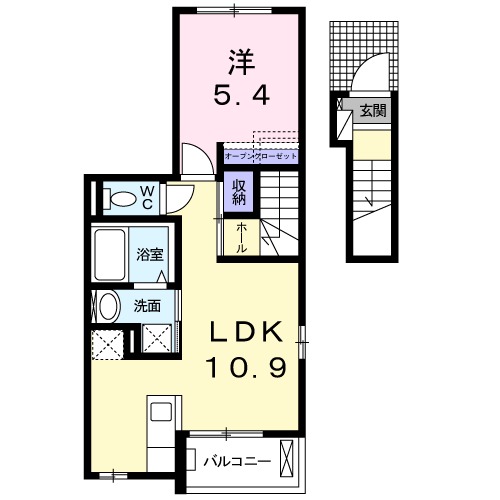 カ-サプラシ-ドの間取り
