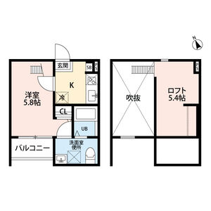 Miisa.2nd(ミーサセカンド)の間取り