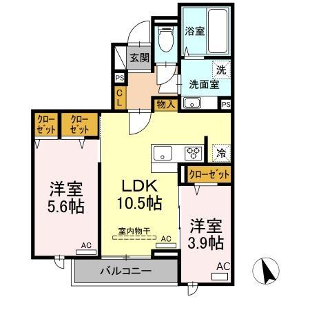 セジュール西台7の間取り