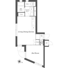 ASTILE西新宿の間取り
