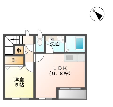 パシフィックパレス向山の間取り