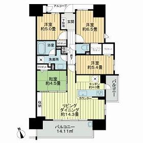 サーパス熊谷銀座セントマークスの間取り