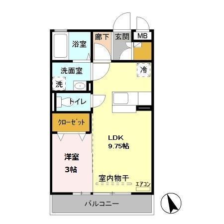 メゾン グリーンヒルの間取り