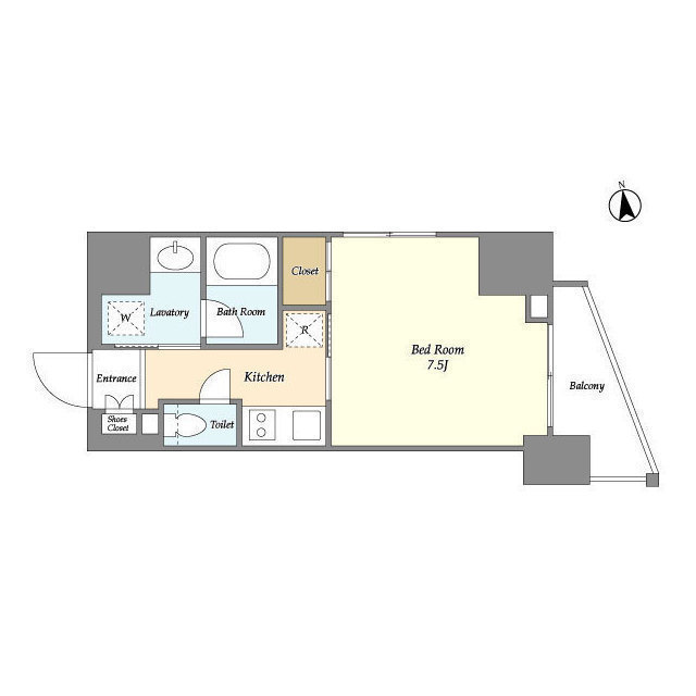 エスタート三田の間取り