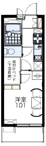 レオパレスEmukaeの間取り