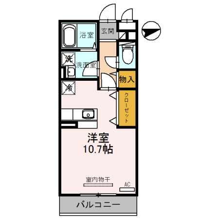 セジュール城南の間取り