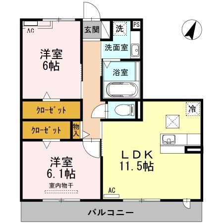 2/13 間取