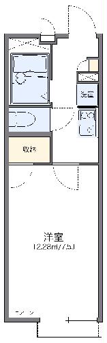 レオパレス田中殿の間取り
