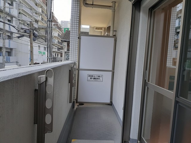 12/24 バルコニー