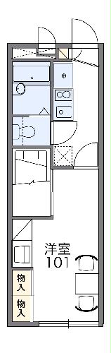 レオパレスメゾン かきつばたの間取り