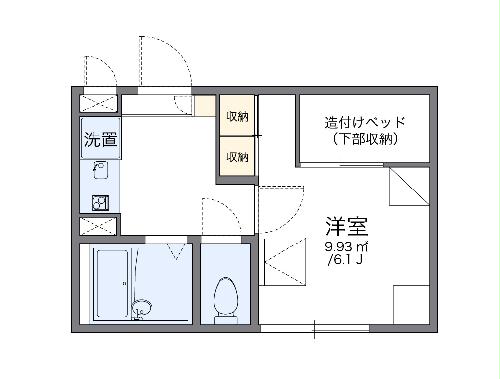 レオパレスブリッサの間取り