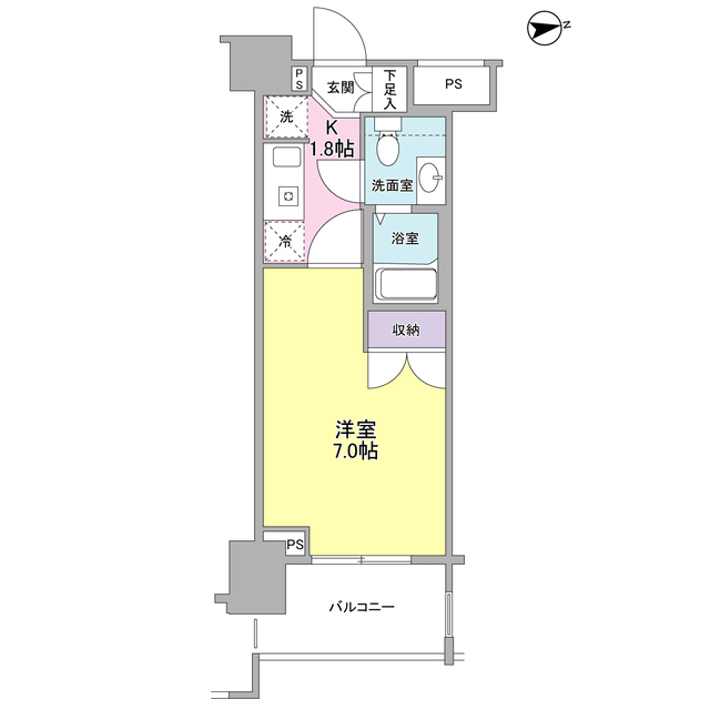 レキシントン・スクエア新宿御苑の間取り