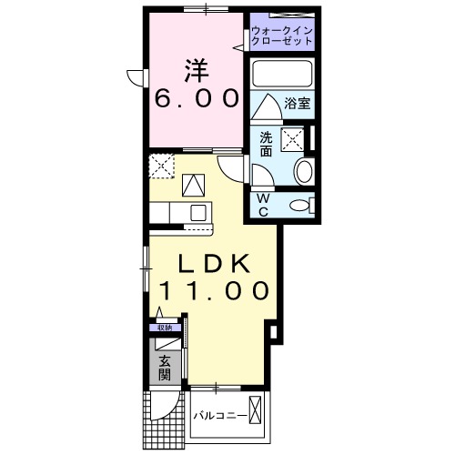 パール・トゥ・シャイン恵梨の間取り