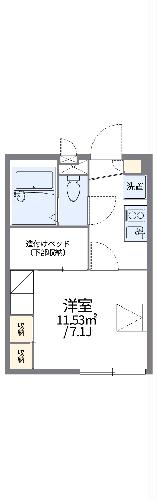 レオパレスブザービーターの間取り