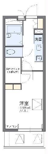 レオパレス高島の間取り
