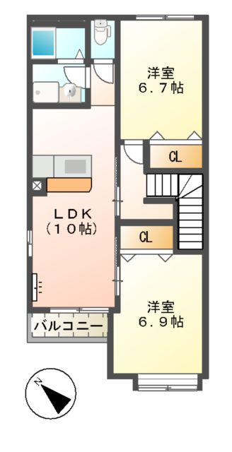 ゼルコバⅡの間取り