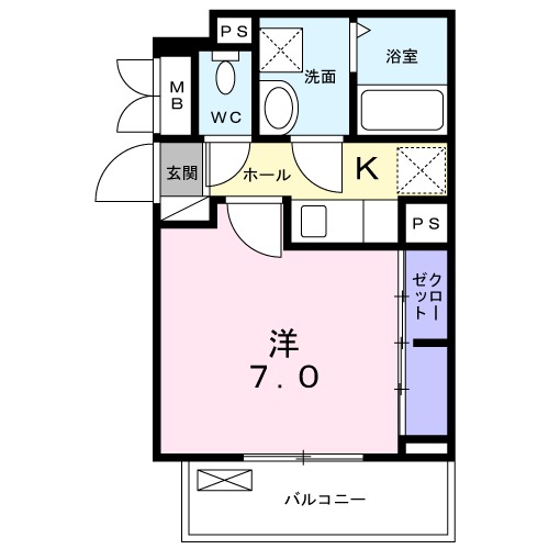 マーレ南長崎の間取り