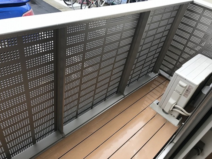 12/18 バルコニー