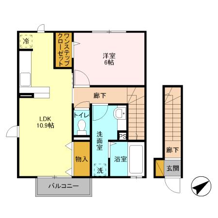 さくら館Ⅲの間取り
