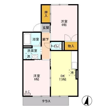 カネダイハウス3の間取り