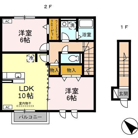 Grace Avenue 旭が丘の間取り