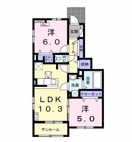 It’s me(イツミ)の間取り