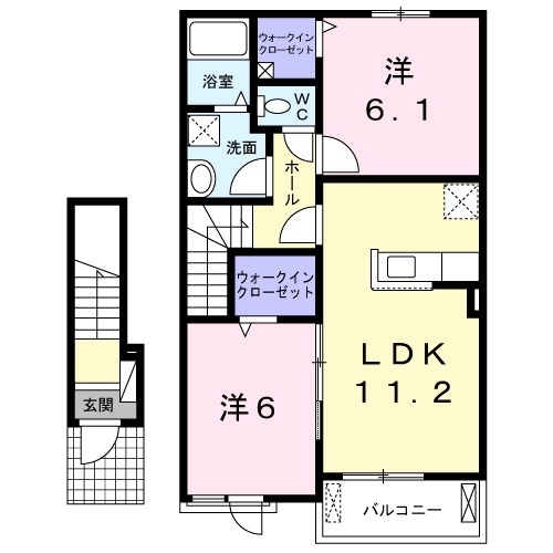 カレント 翔の間取り