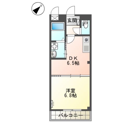 サザンクロスBの間取り