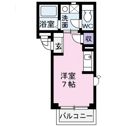 サウスメゾンM.Mの間取り