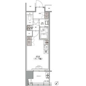 ＳＫナインティ門前仲町・904号室の間取り