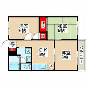 スクウェアーコートの間取り