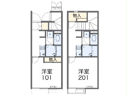 レオネクストデルニエドミールの間取り