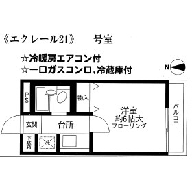 エクレール21の間取り