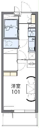 レオパレスすゞの木の間取り