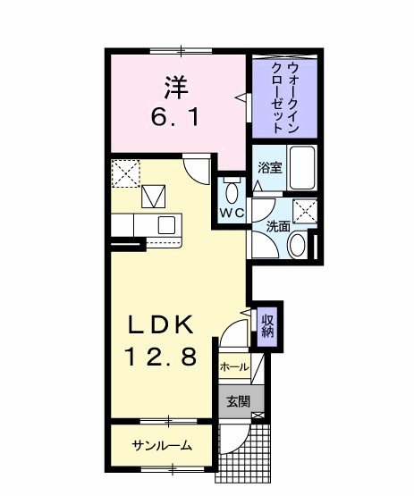 メゾン ド シャルルの間取り