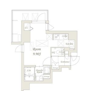 グランカーサ錦糸町 旧スプランディッド錦糸町Ⅰの間取り
