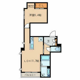 ボヌールヤマキチⅢの間取り