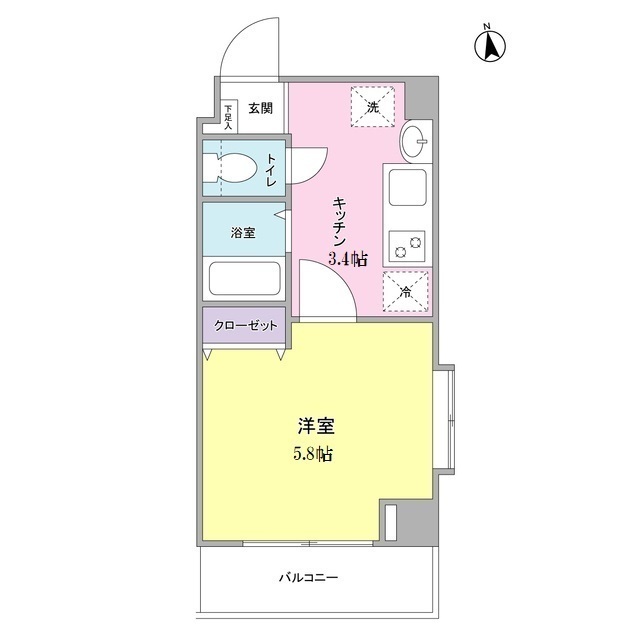 ペルレ世田谷の間取り