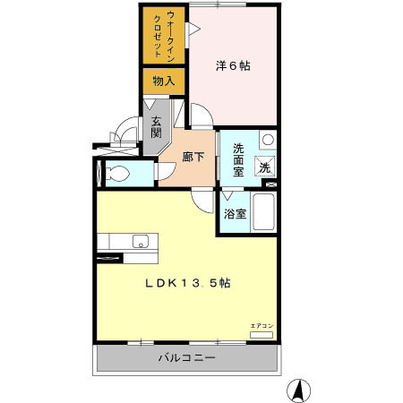 クレセントの間取り