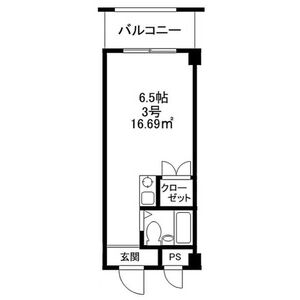明和ハイツ南江口の間取り