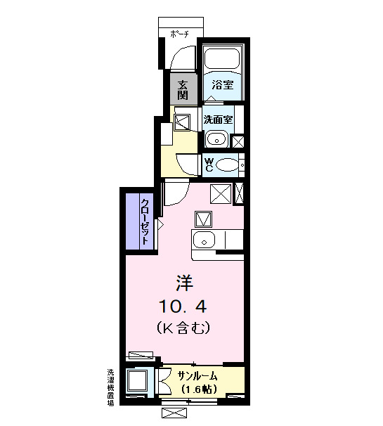 ボンヌ シャンス eの間取り