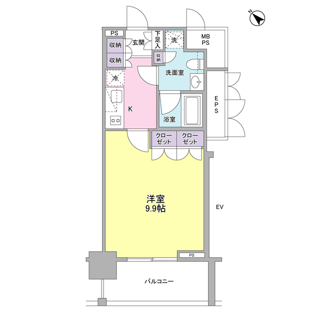 常盤レジデンシア荻窪の間取り