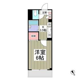 川口プラザDの間取り