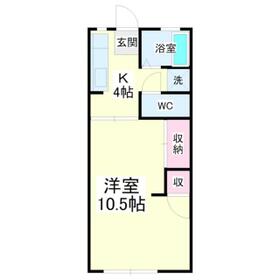 コーポメモワールAの間取り