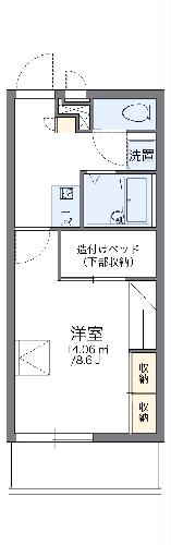 レオパレスHouse Umiの間取り
