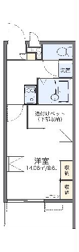レオパレスコンファーレ四日市の間取り