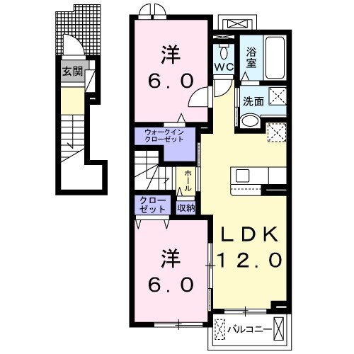 ヴィアーレⅡの間取り